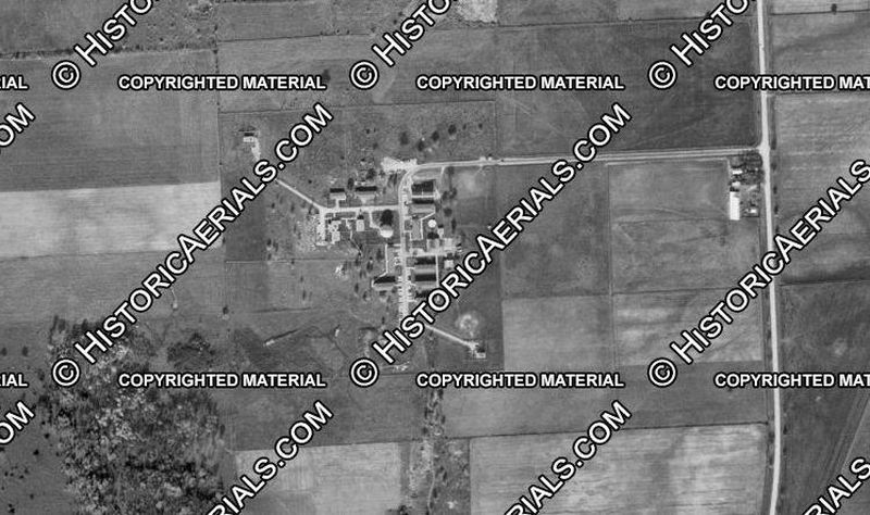 Port Austin Air Force Station - 1955 Aerial Photo (newer photo)
